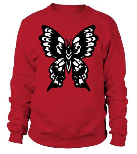 Vintage Butterfly Sweatshirt Unisex