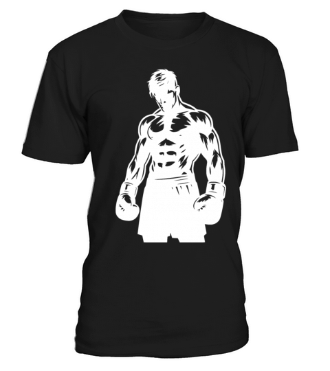 Boxer In Boxing Match Mode Vintage Shadow Style T-Shirt Unisex