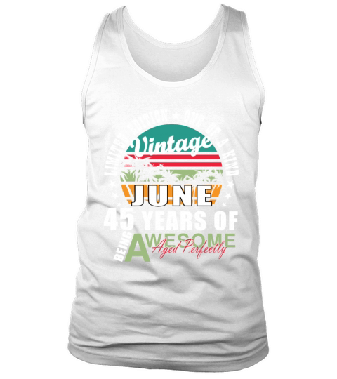 45th birthday 45 years June 1979 Tank Top Unisex