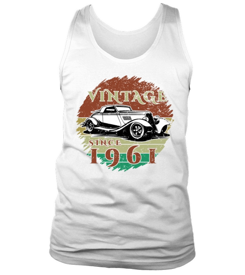 63rd birthday Classic Car - Vintage since 1961 Tank Top Unisex