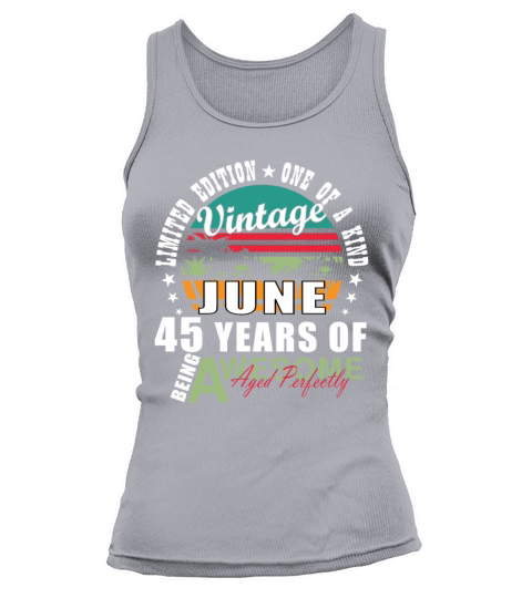 45th birthday 45 years June 1979 Tank top Woman