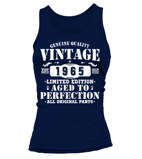 60 Years 1965 Vintage Birthday Gift Tank top Woman