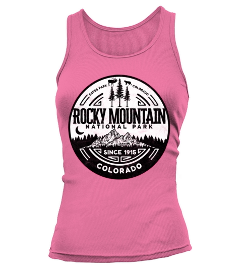 Mountain National Park Minimalist Design Tank top Woman