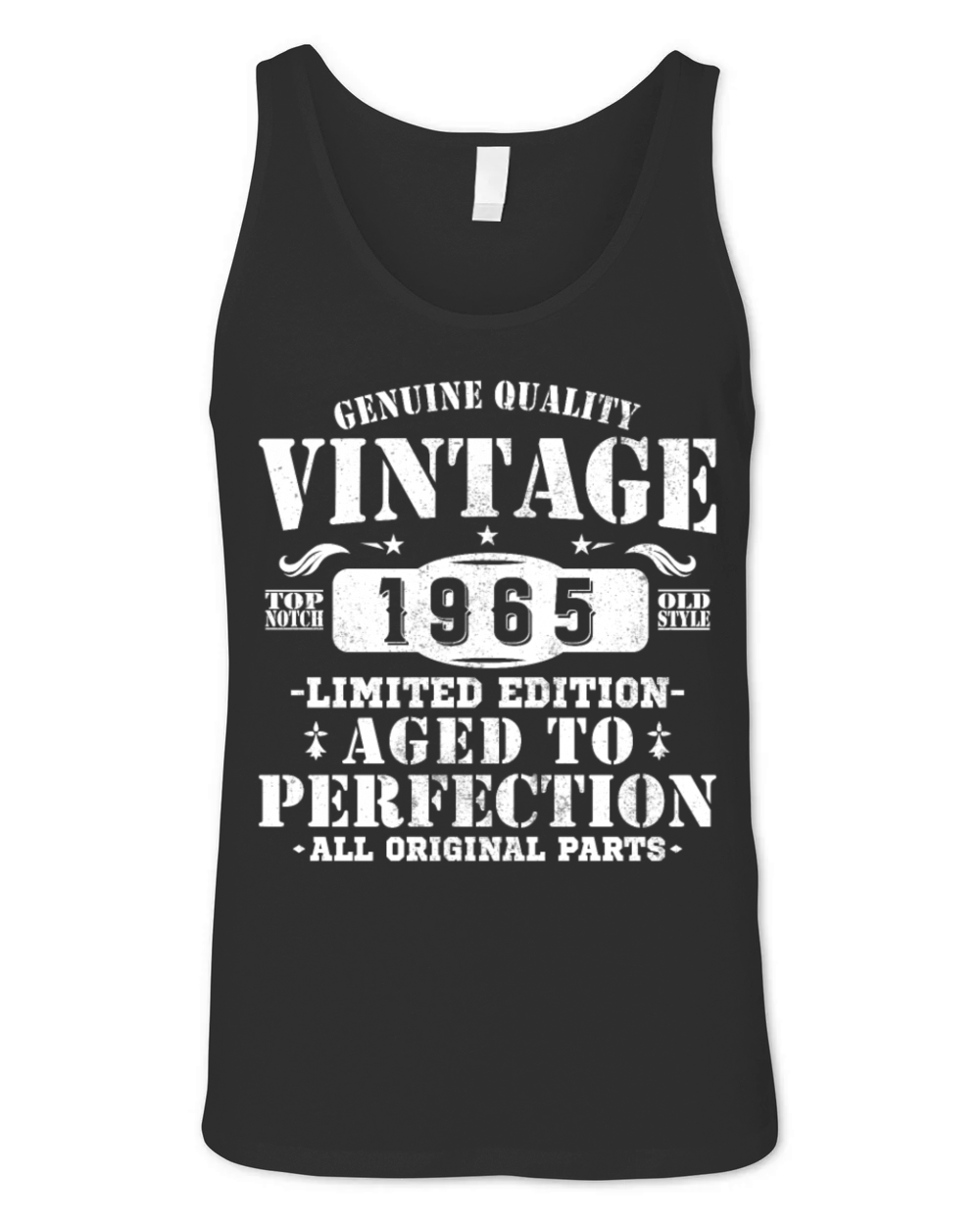 60 Years 1965 Vintage Birthday Gift Unisex Jersey Tank