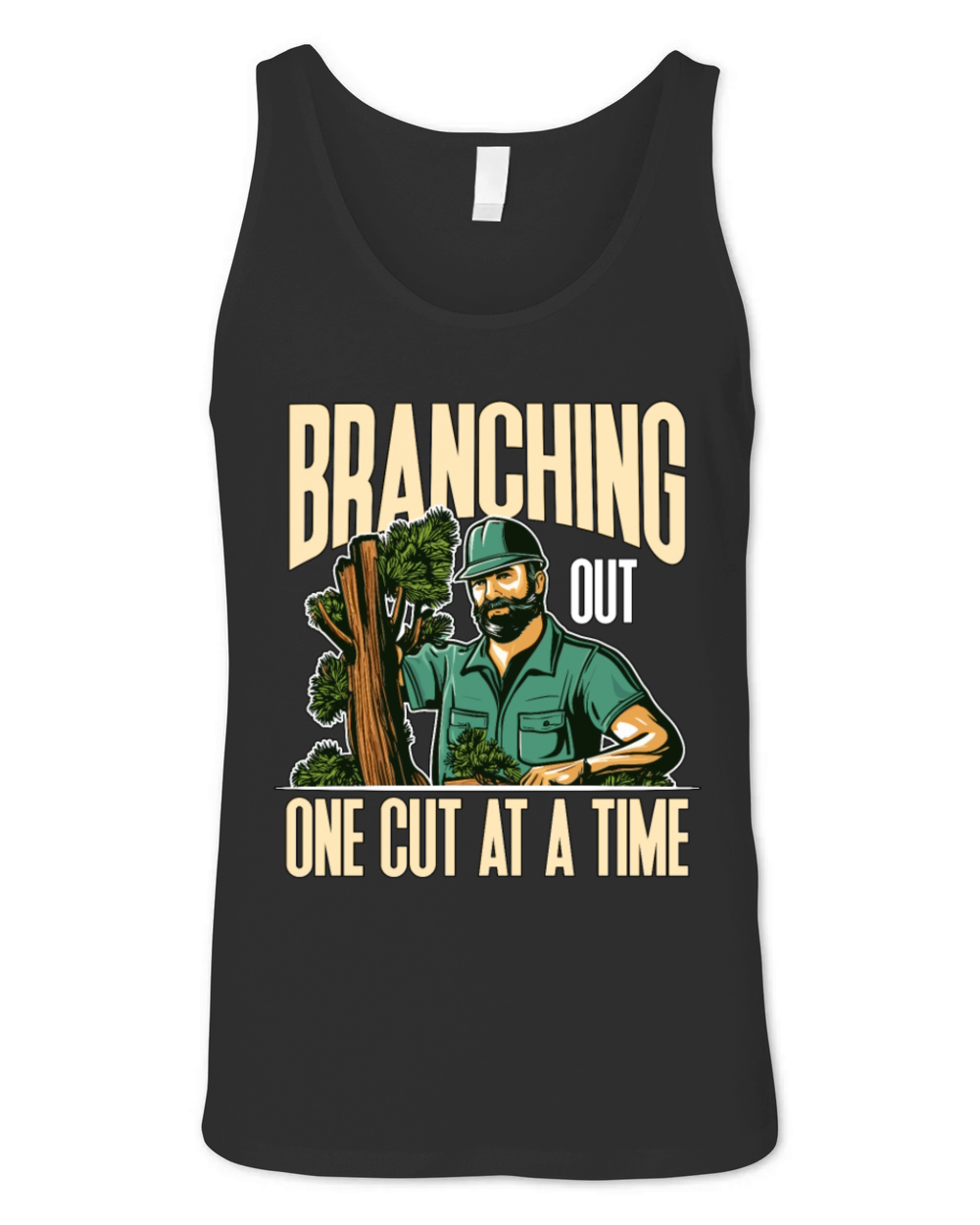 Arborist Branching Out One Cut At A Forest Worker Unisex Jersey Tank