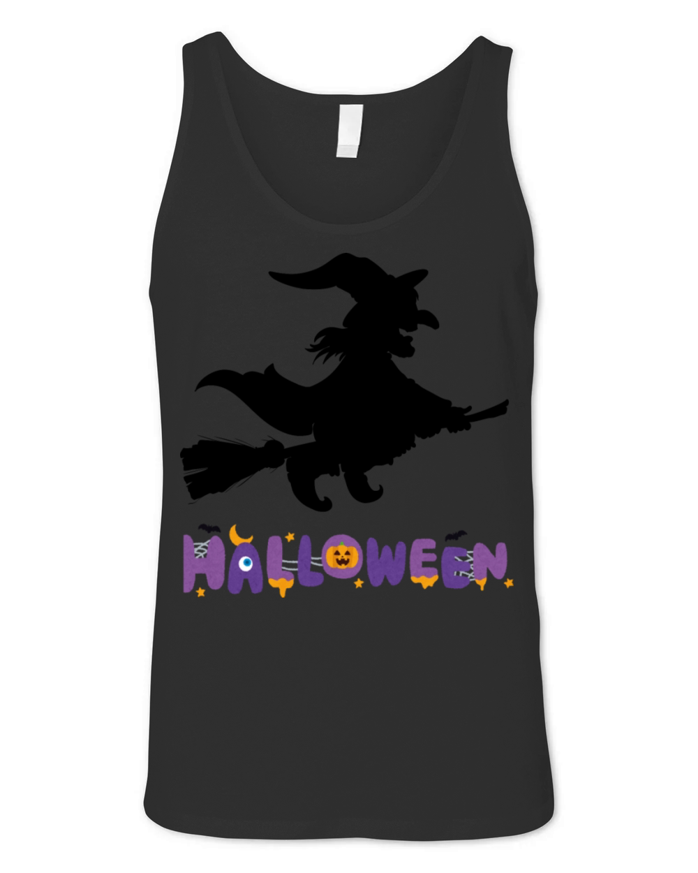 halloween GHOST HAPPY HALLOEEN Unisex Jersey Tank
