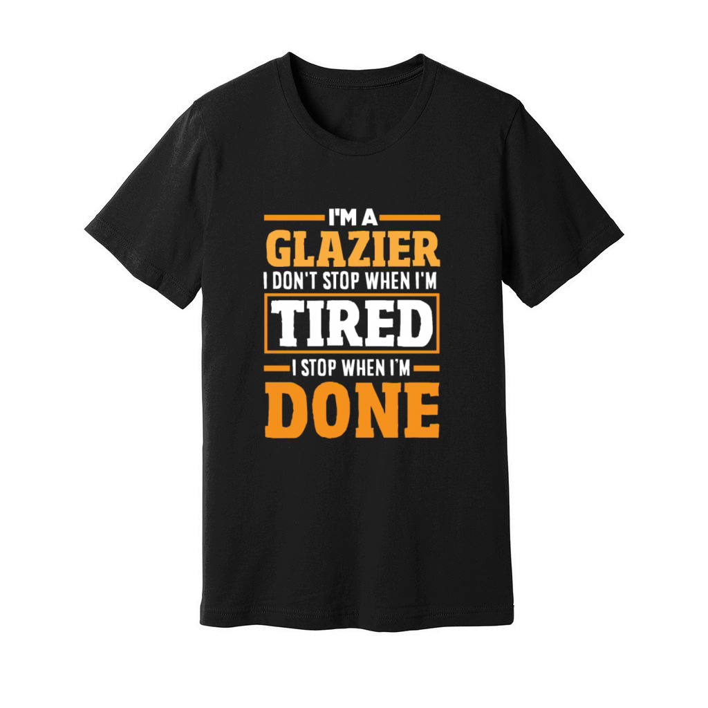 Funny Glazier Gift Unisex Jersey Tee