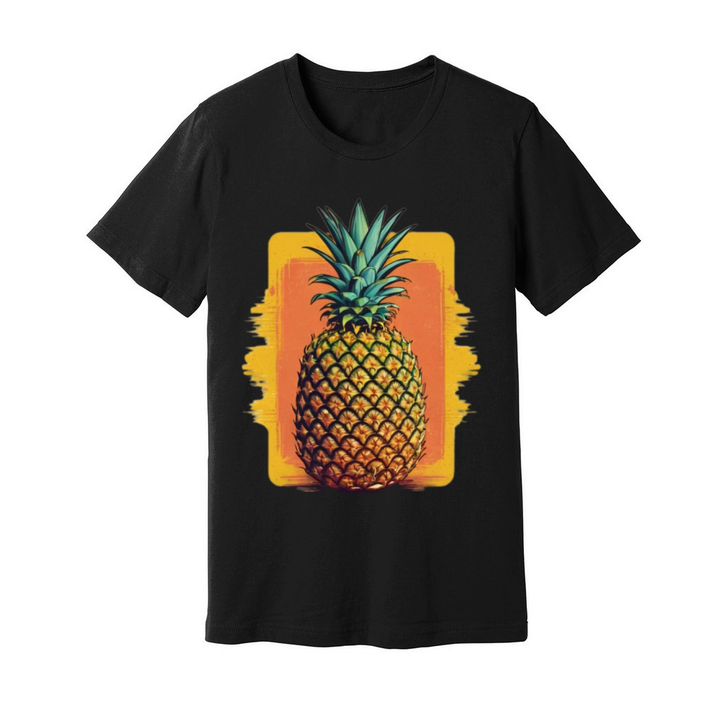Retro Pineapple Graphic Tee - Tropical Vibes Unisex Jersey Tee