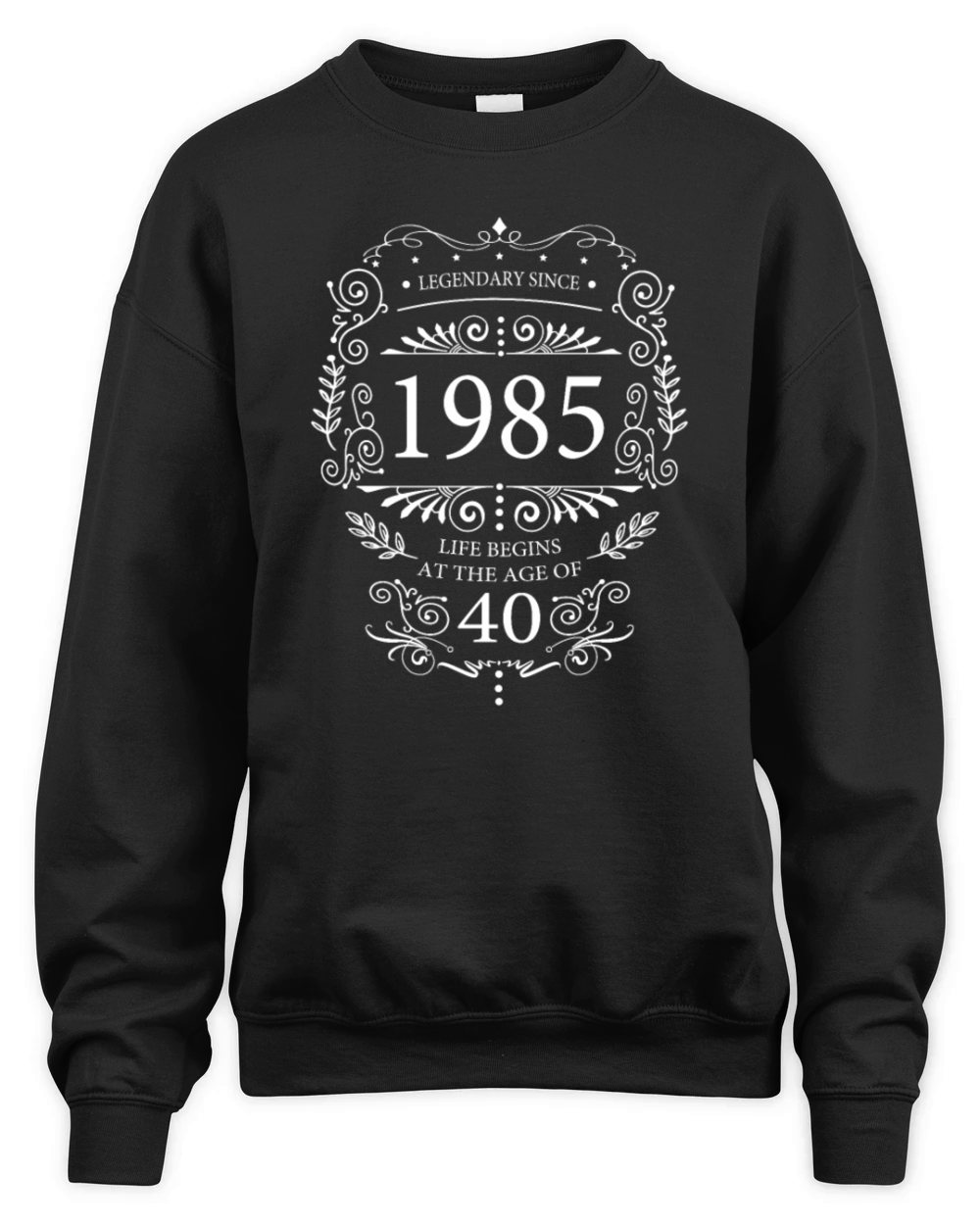 Legendary Vintage 1985 Birthday Design Unisex Premium Crewneck Sweatshirt