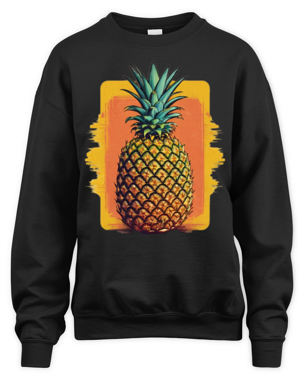 Retro Pineapple Graphic Tee - Tropical Vibes Unisex Premium Crewneck Sweatshirt