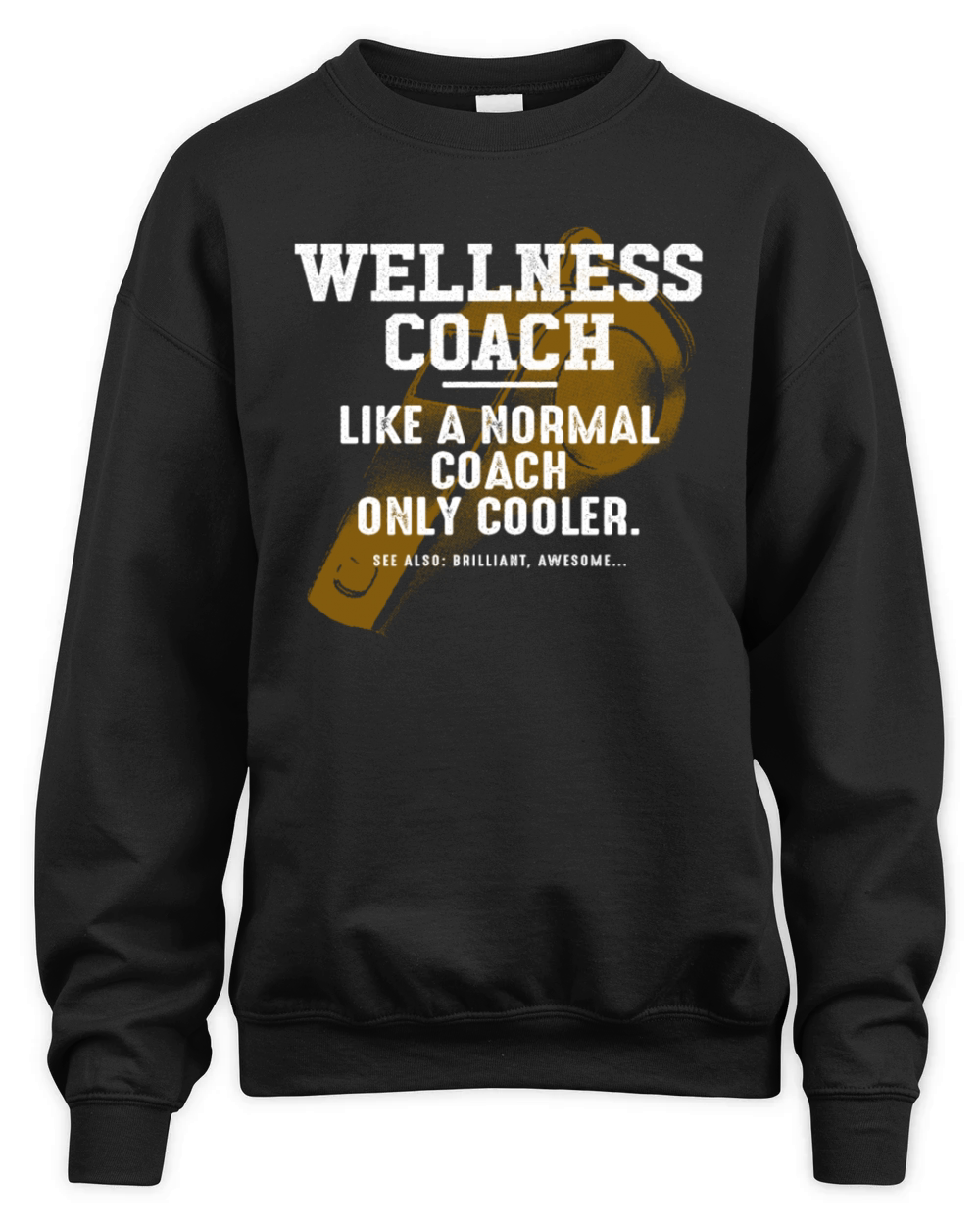 Wellness Coach Like a Normal Coach Health Trainer Unisex Premium Crewneck Sweatshirt