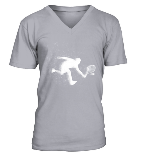 Funny Tennis Player Racket V-Neck T-shirt