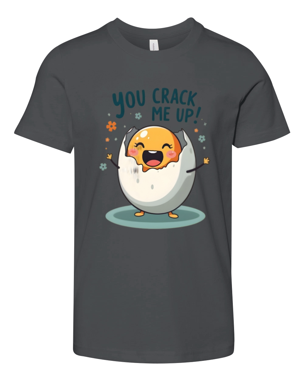 Punny Egg Vibes Youth Unisex Jersey Tee