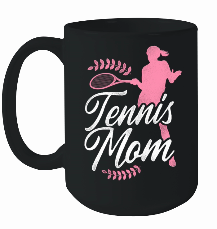 Funny Tennis Player Racket Mom Ceramic Mug