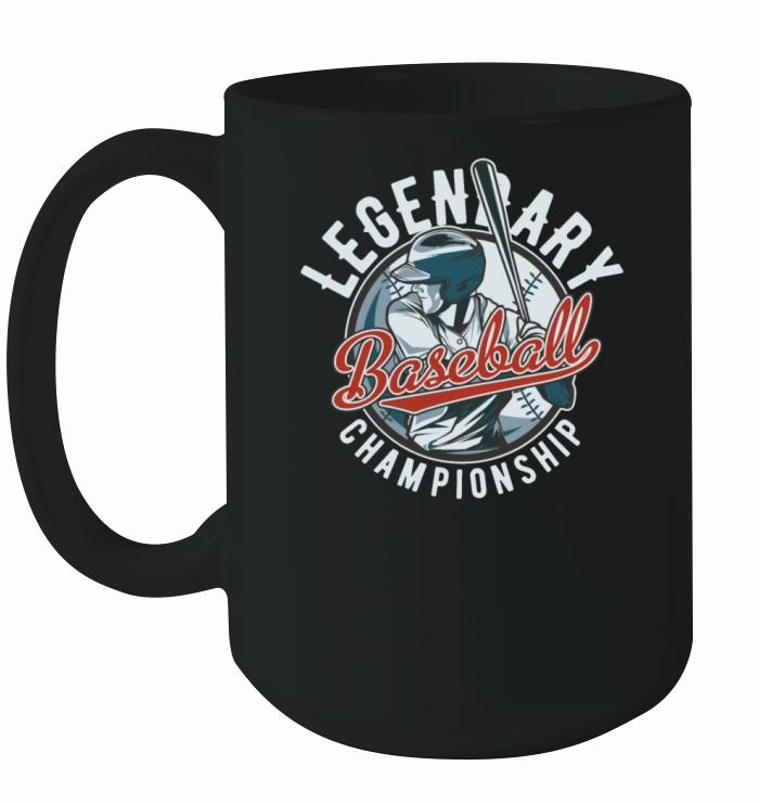 Legendary Baseball Championship logo Ceramic Mug