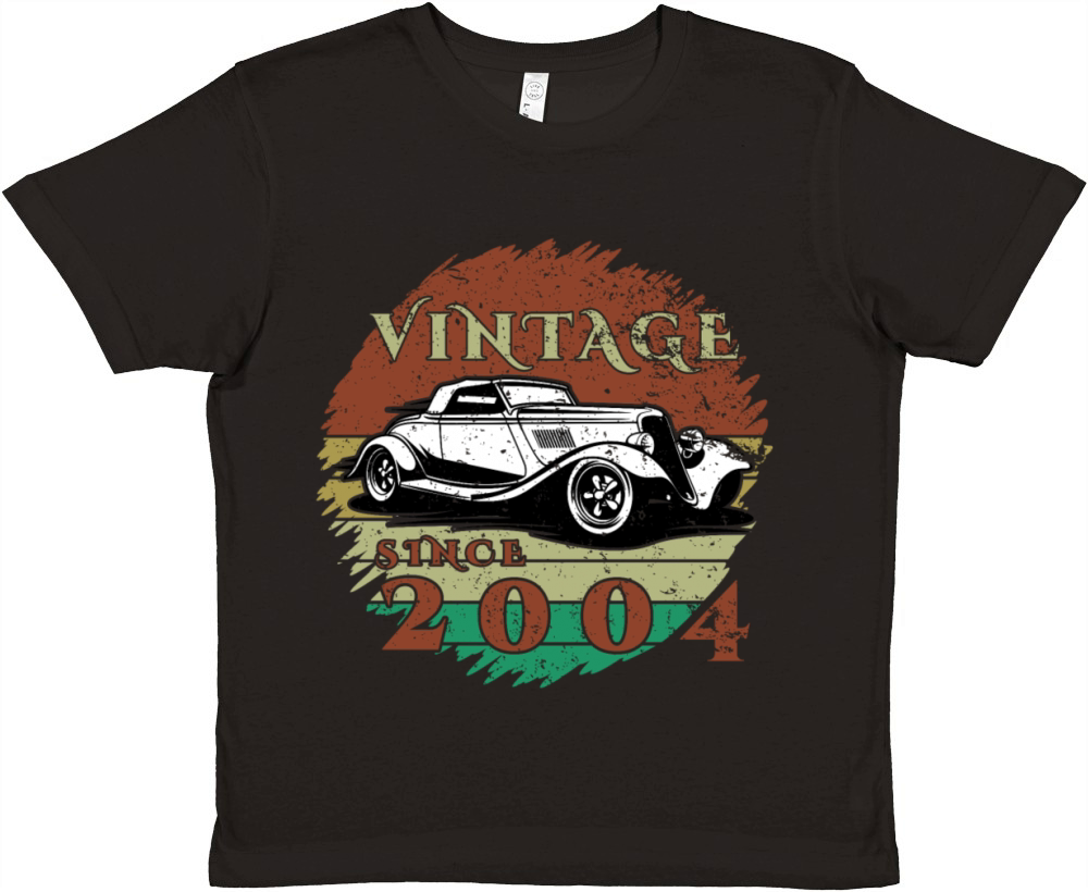 20th birthday Classic Car - Vintage since 2004 Premium Kids Crewneck T-shirt