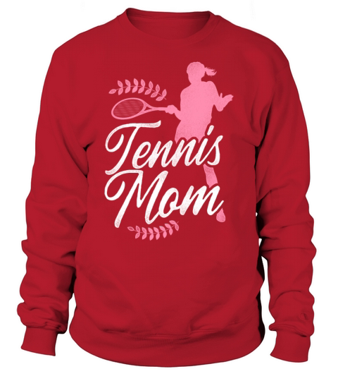 Funny Tennis Player Racket Mom Sweatshirt Unisex