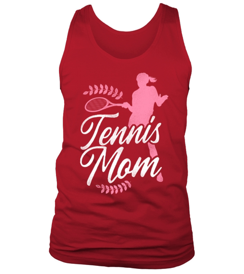 Funny Tennis Player Racket Mom Tank Top Unisex