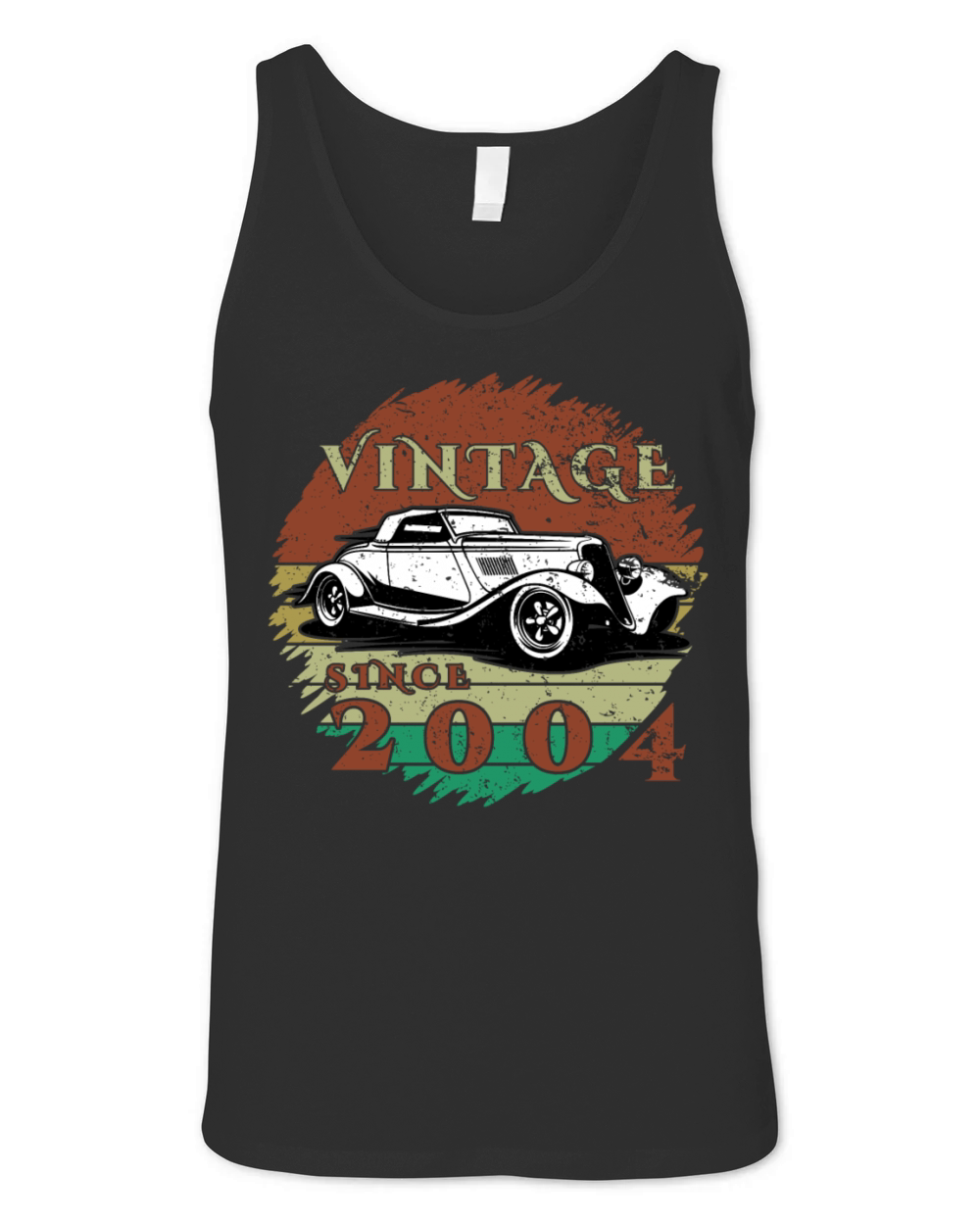 20th birthday Classic Car - Vintage since 2004 Unisex Jersey Tank
