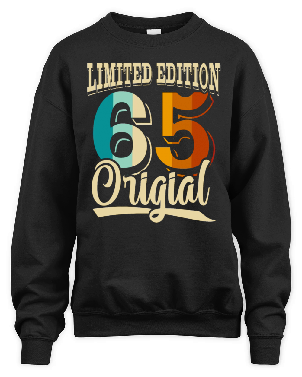 60th Birthday 1965 Limited Edition 60 Years Unisex Premium Crewneck Sweatshirt