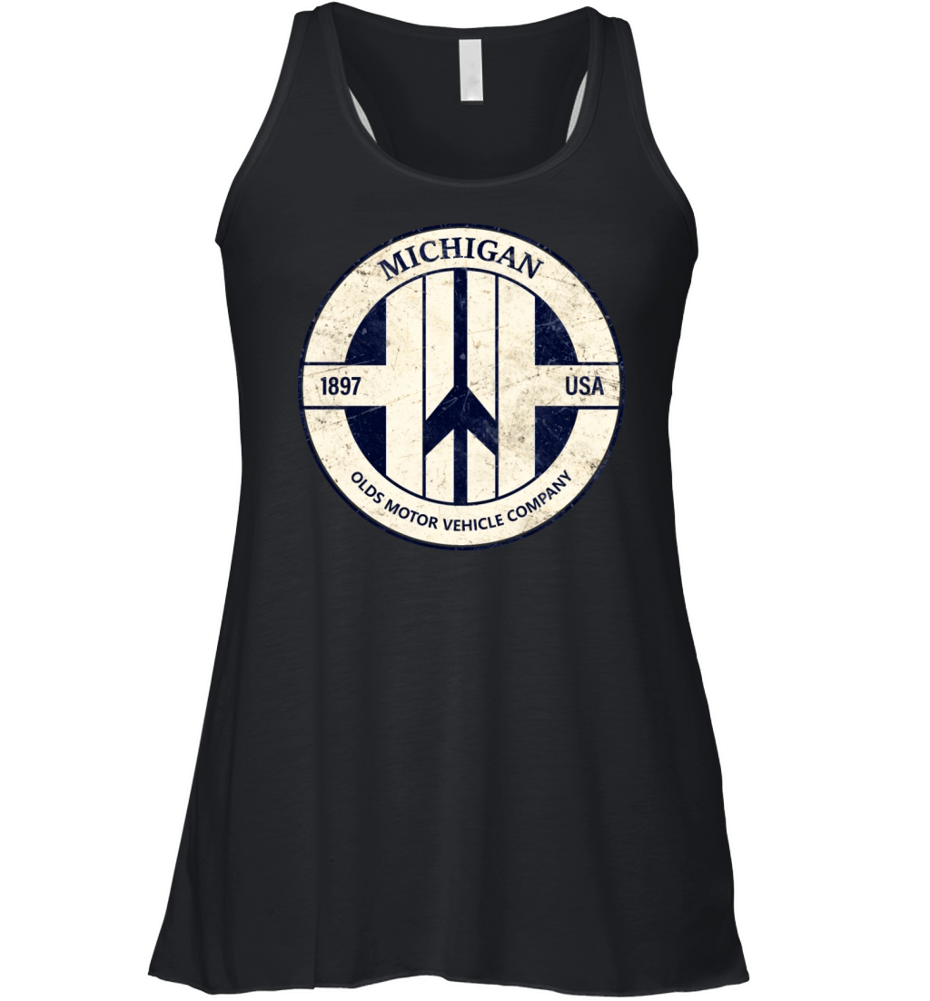 Oldsmobile Michigan Vintage Women's Flowy Tank Top