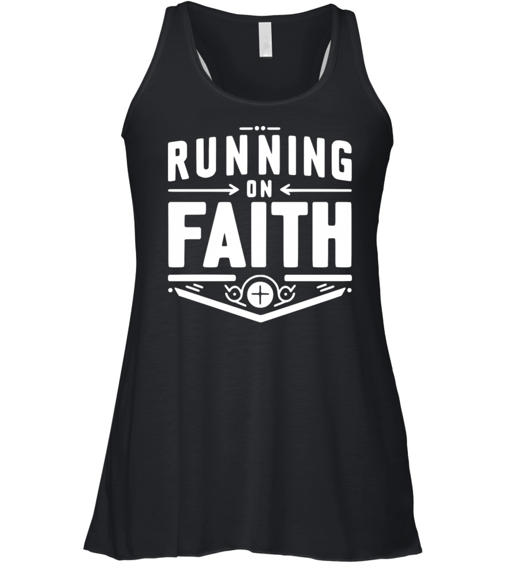 Running on Faith Women's Flowy Tank Top