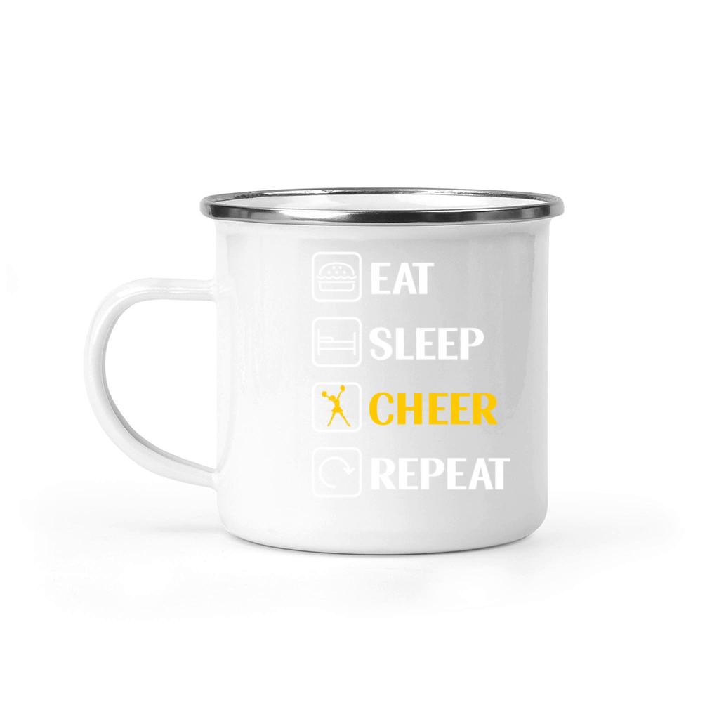 Cheerleading Cheerleader Base Flyer Camping Mug