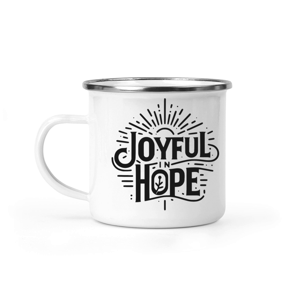 Joyful in Hope Camping Mug