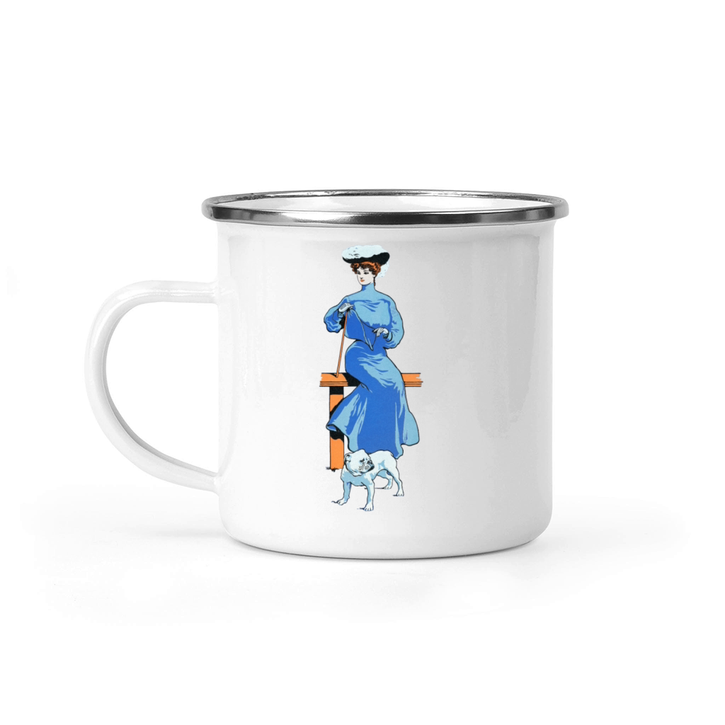 Yale girl 1908 Camping Mug