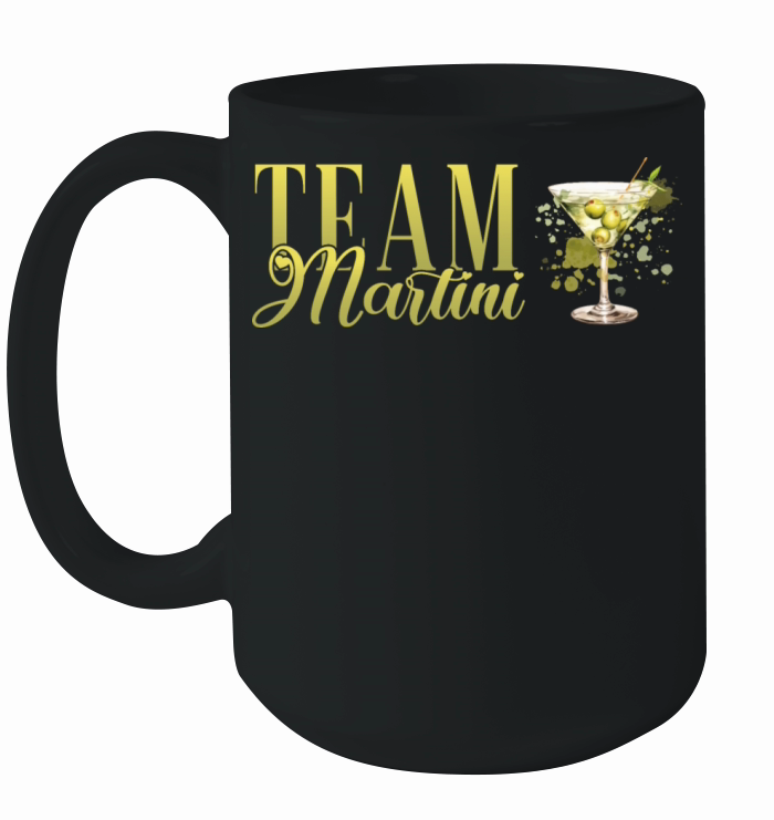 Team Martini Cocktail Bartender Ceramic Mug