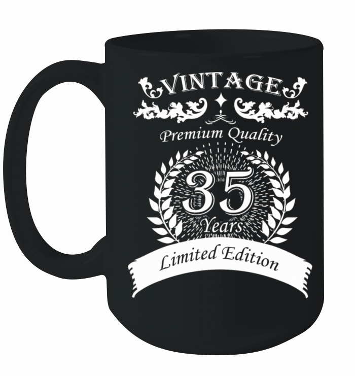 Vintage 35th Birthday Edition Ceramic Mug