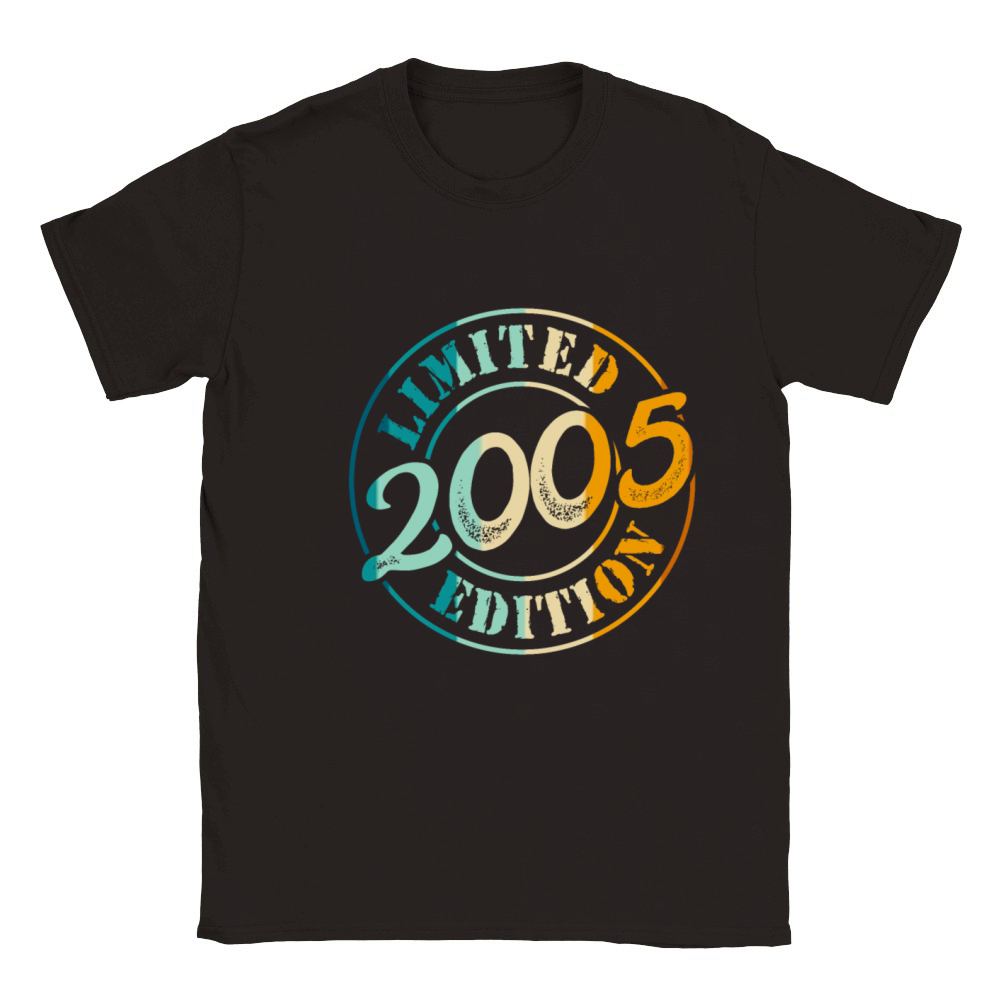 20th Birthday 2005 Limited Edition 20 Years Classic Kids Crewneck T-shirt