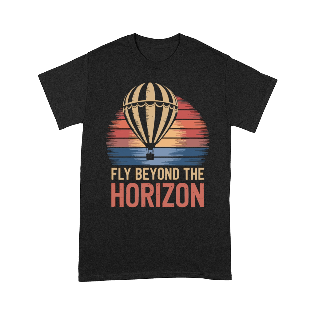 Fly Beyond The Horizon Hot Air Balloon Inspiration Comfort T-shirt
