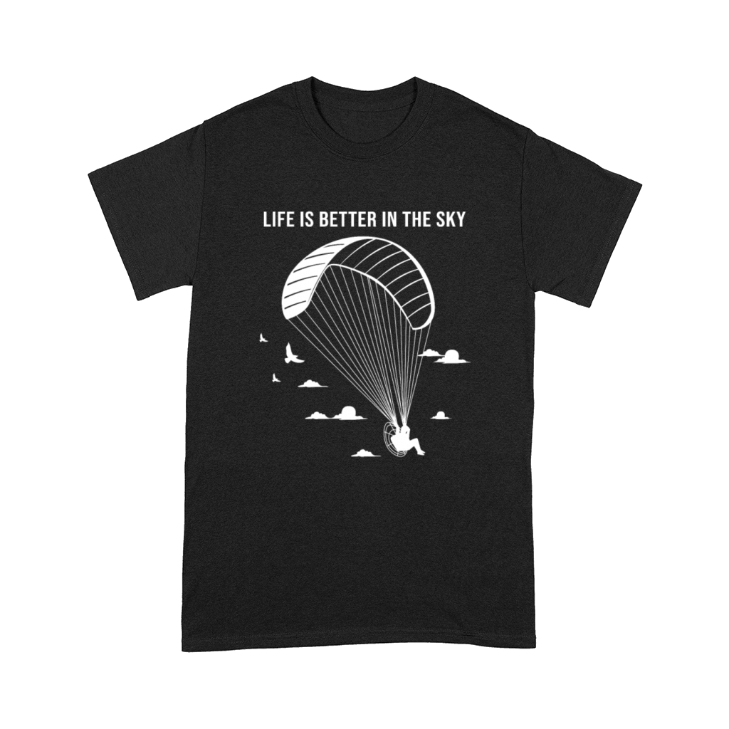 Life Is Better In The Sky Vintage Paragliding Comfort T-shirt