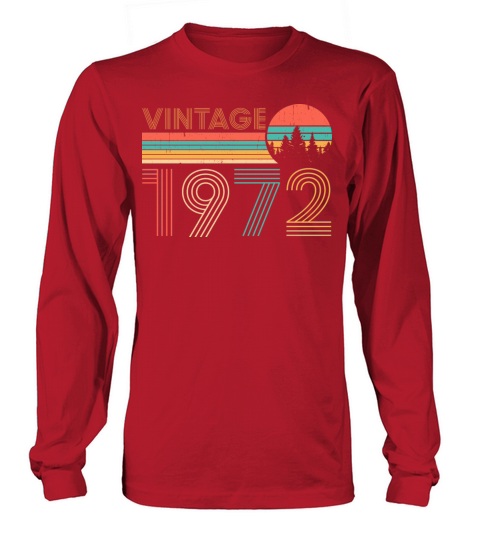 vintage 1972 Long sleeved Unisex