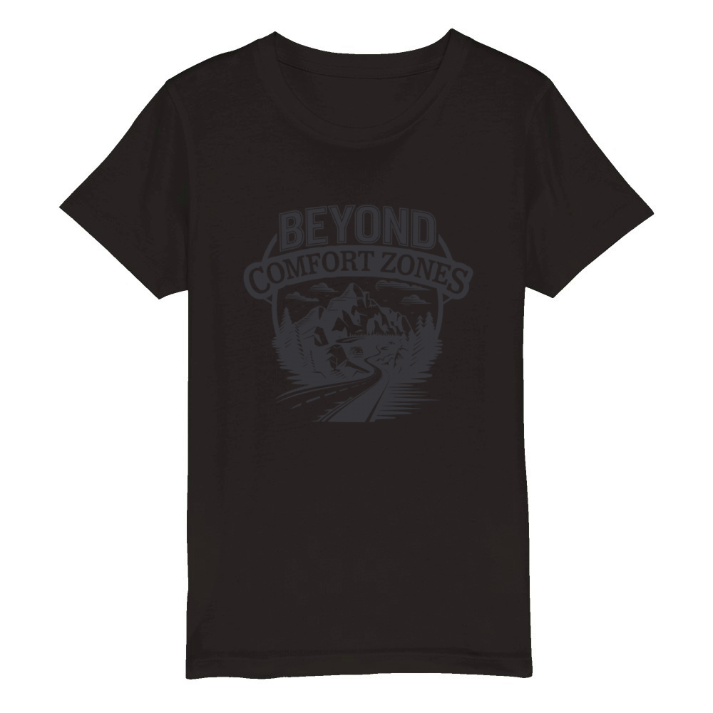Beyond Comfort Zones Organic Kids Crewneck T-shirt