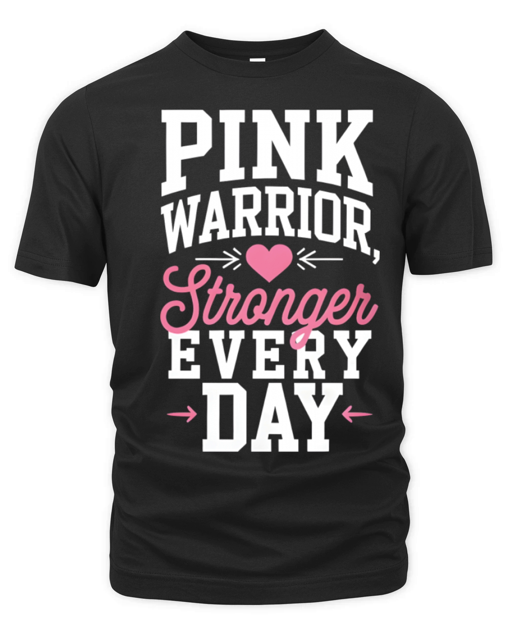 Pink Warrior Stronger Every Time Organic Unisex T-shirt