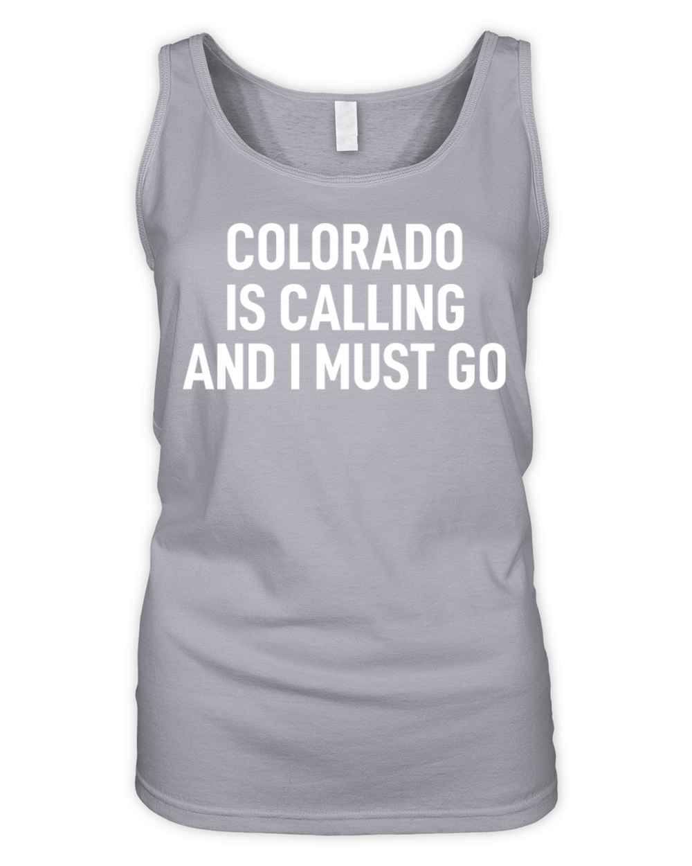 Colorado Is Calling And I Must Go Organic Women's Tank Top