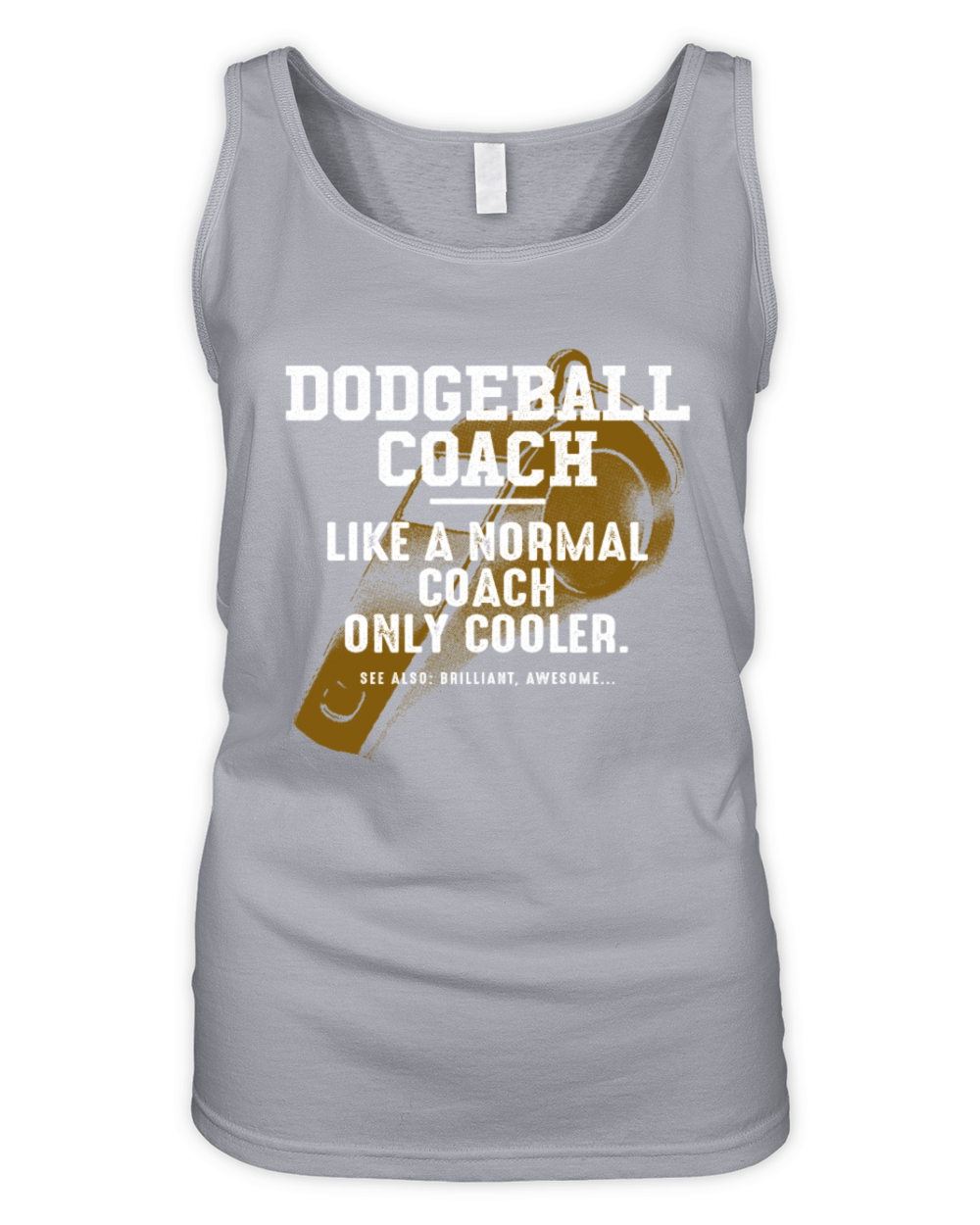 Dodgeball Coach Like a Normal Coach Dodgeball Play Organic Women's Tank Top