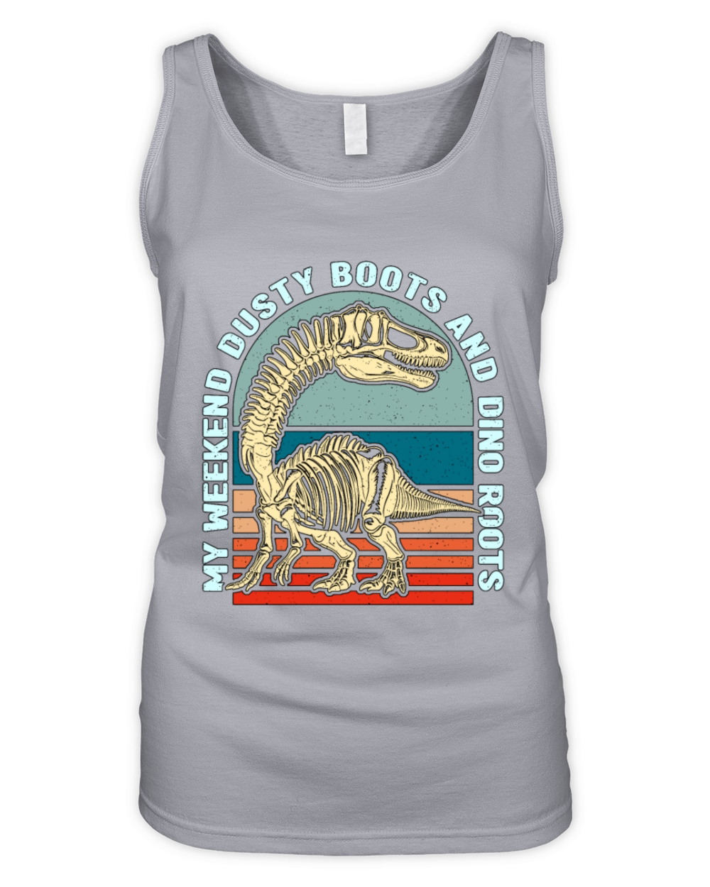 Fossil Hunter My Weekend Dusty Boots Geologist Organic Women's Tank Top