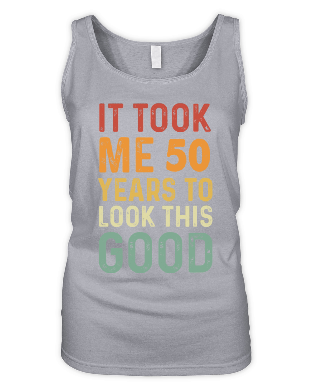 it took me 50 years to look this good Retro Design Organic Women's Tank Top