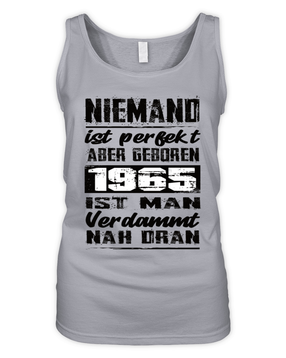 Nobody Is Perfect But Born 1965 Birthday Organic Women's Tank Top