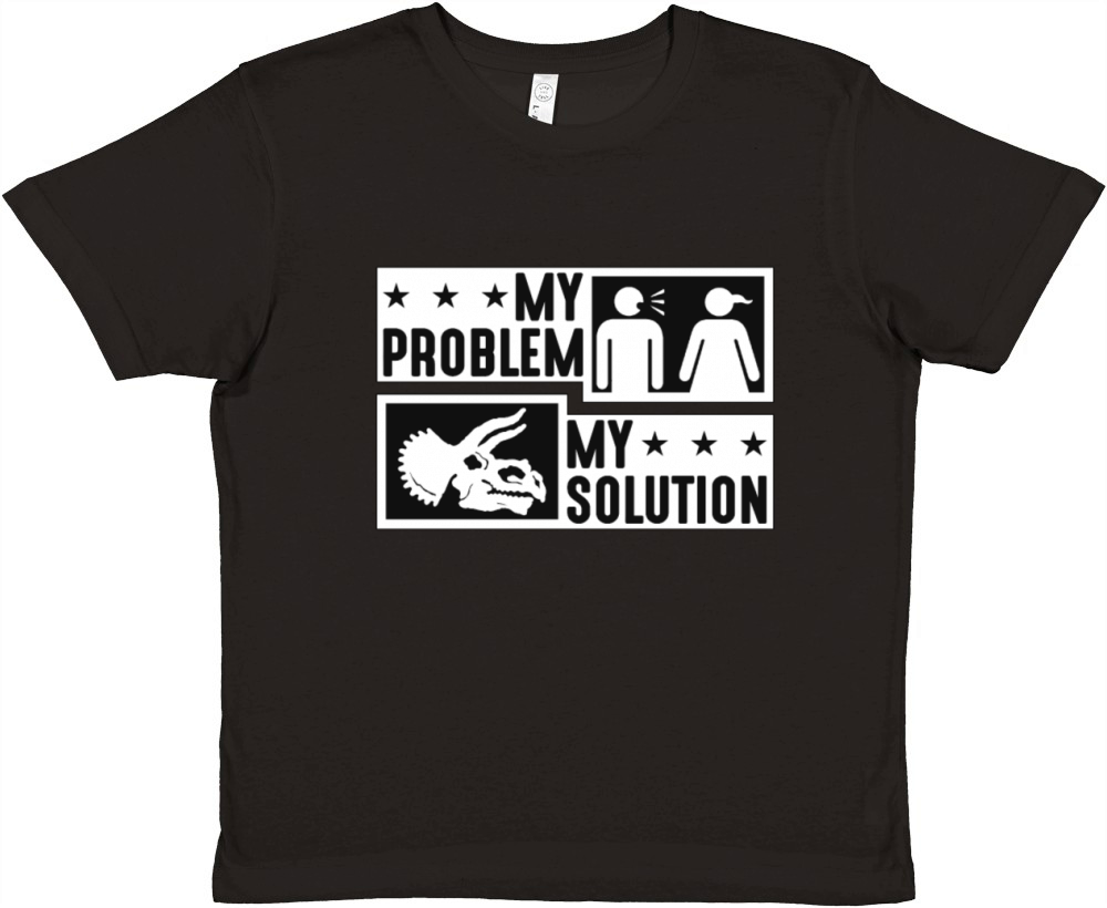 Paleontologist My Problem My Pictogram Mom Dad Premium Kids Crewneck T-shirt
