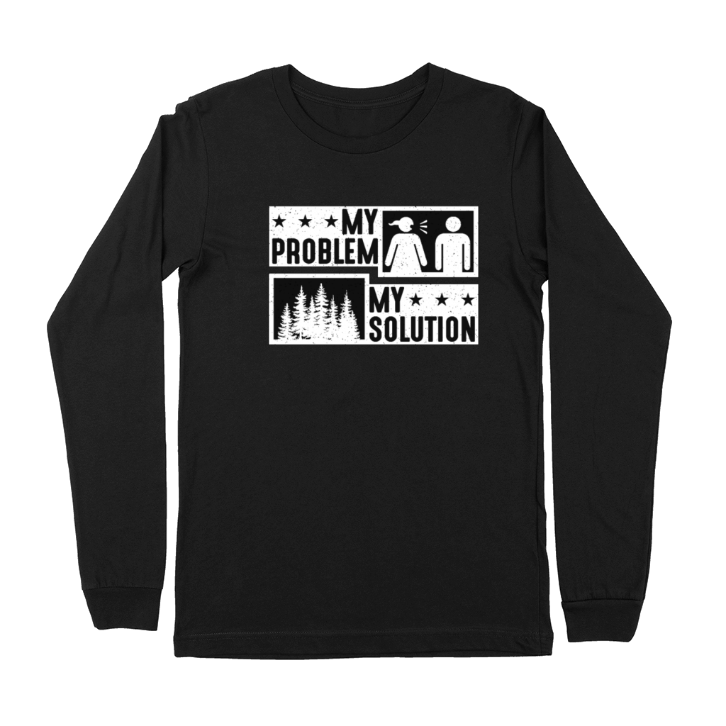 Tree Surgeon My Problem My Pictogram Dad Arborist Premium Long Sleeve
