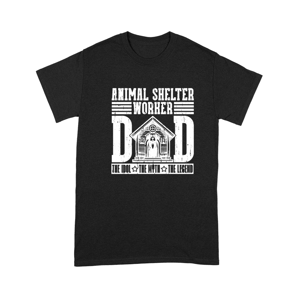 Animal Shelter Worker Dad The Idol Animal Lover Premium T-shirt