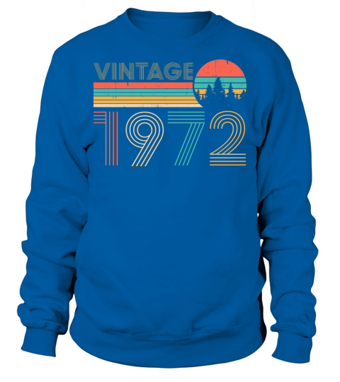 vintage 1972 Sweatshirt Unisex