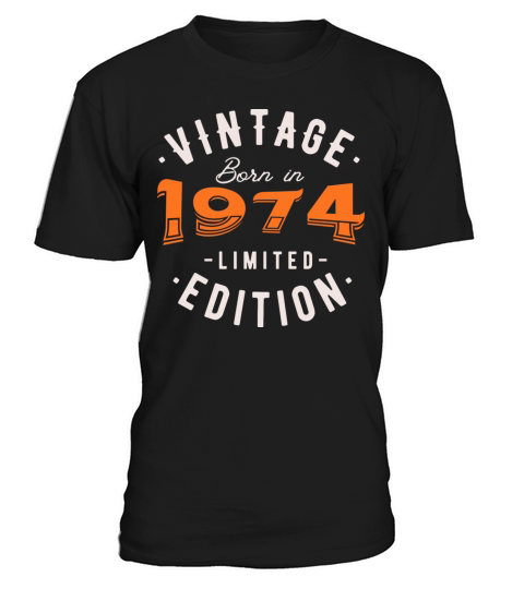 Vintage Born in 1974 - Retro Vibes T-Shirt Unisex