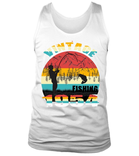VINTAGE FISHING 1954 Tank Top Unisex