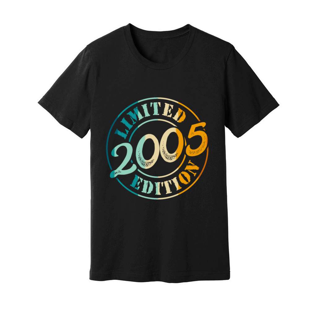 20th Birthday 2005 Limited Edition 20 Years Unisex Jersey Tee