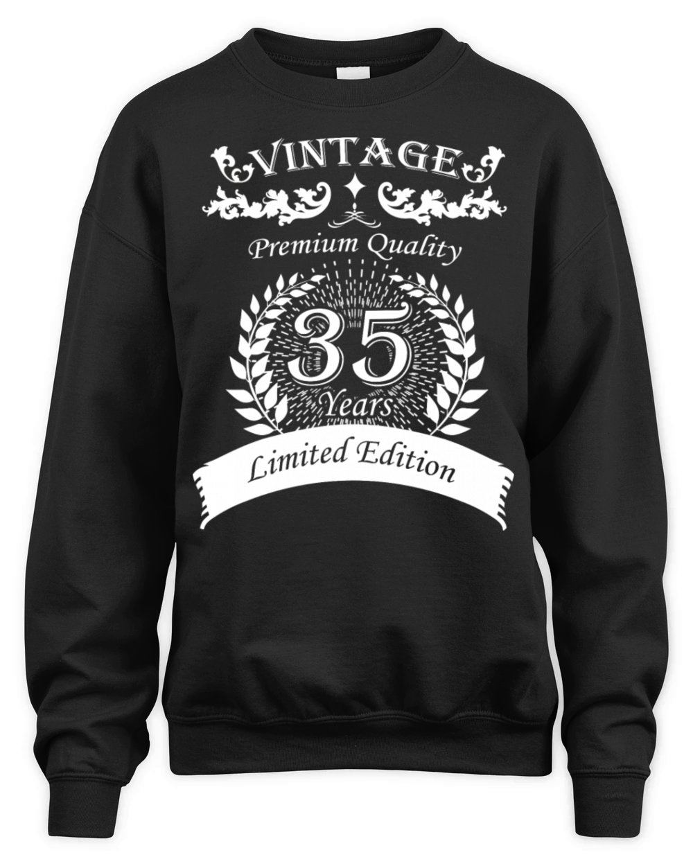 Vintage 35th Birthday Edition Unisex Premium Crewneck Sweatshirt